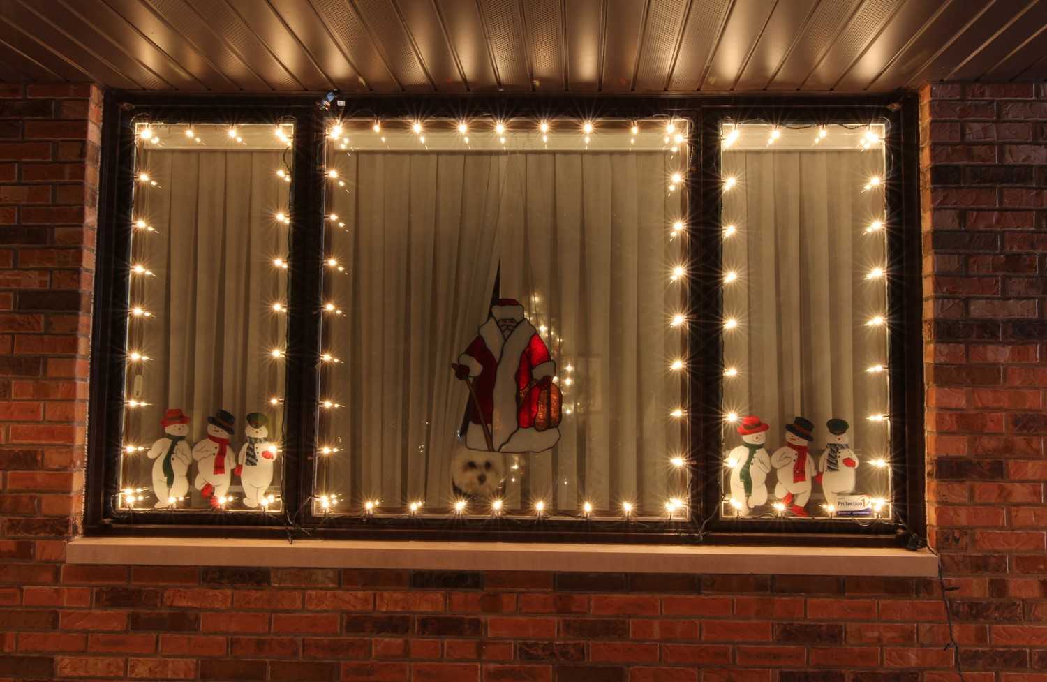 christmas lights for living room window